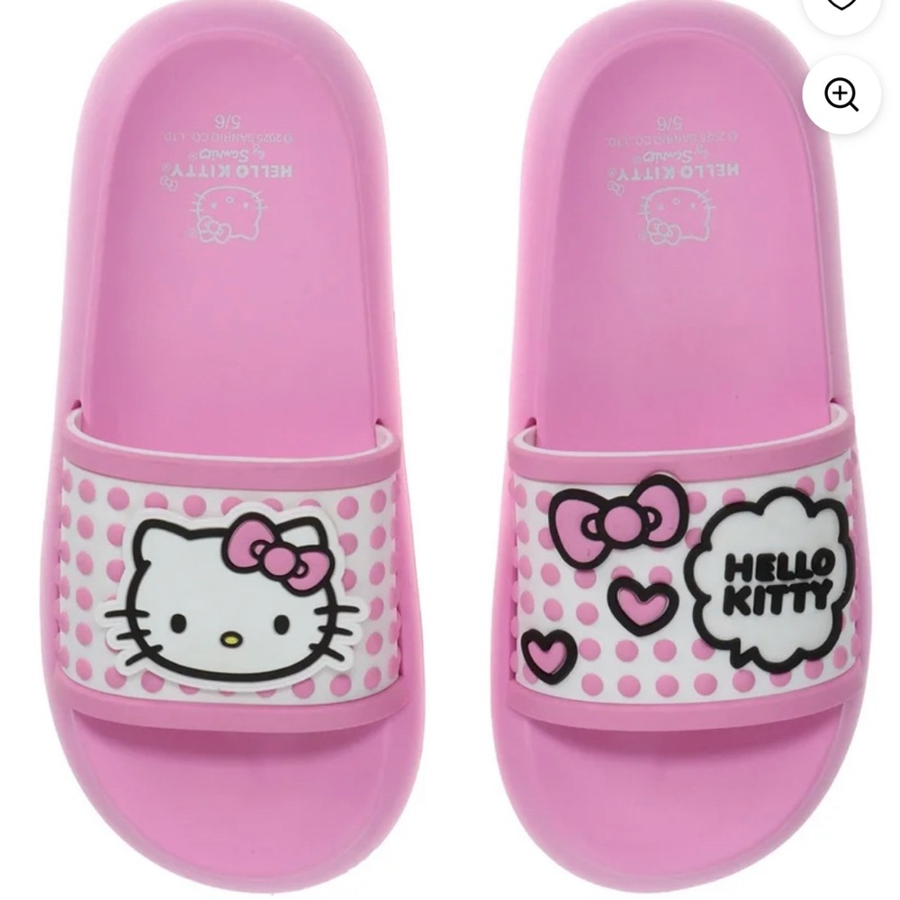 Hello Kitty Pink Polka Dot Sandals